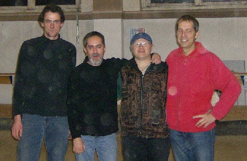 Jrg Ebrecht, Mauricio Stoss, Ralf Brauner und Michael Schwandner